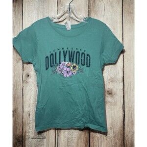 DOLLY PARTON‎ Tennessee Dollywood Green T SHIRT Size Medium Country Music